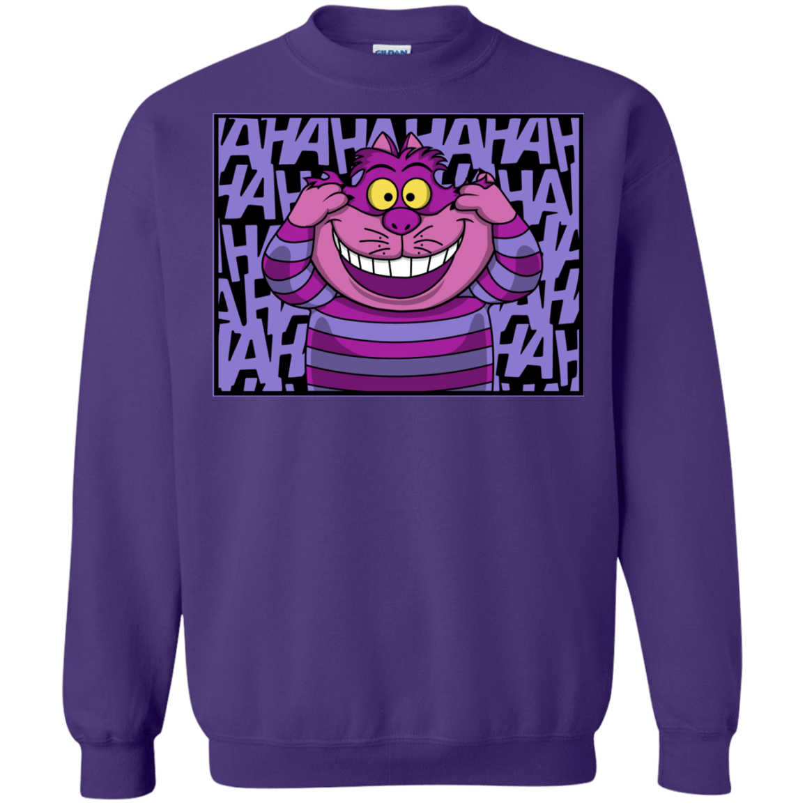 Sweatshirts Purple / Small Mad Cat Crewneck Sweatshirt