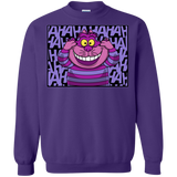 Sweatshirts Purple / Small Mad Cat Crewneck Sweatshirt