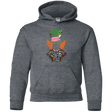 Sweatshirts Dark Heather / YS Mad Hatter Youth Hoodie