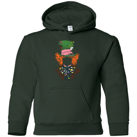 Sweatshirts Forest Green / YS Mad Hatter Youth Hoodie