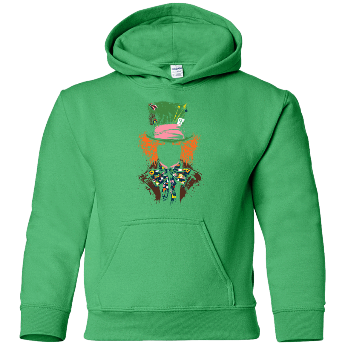 Sweatshirts Irish Green / YS Mad Hatter Youth Hoodie
