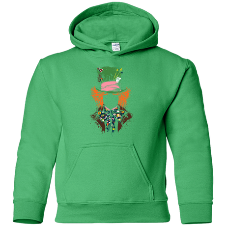 Sweatshirts Irish Green / YS Mad Hatter Youth Hoodie