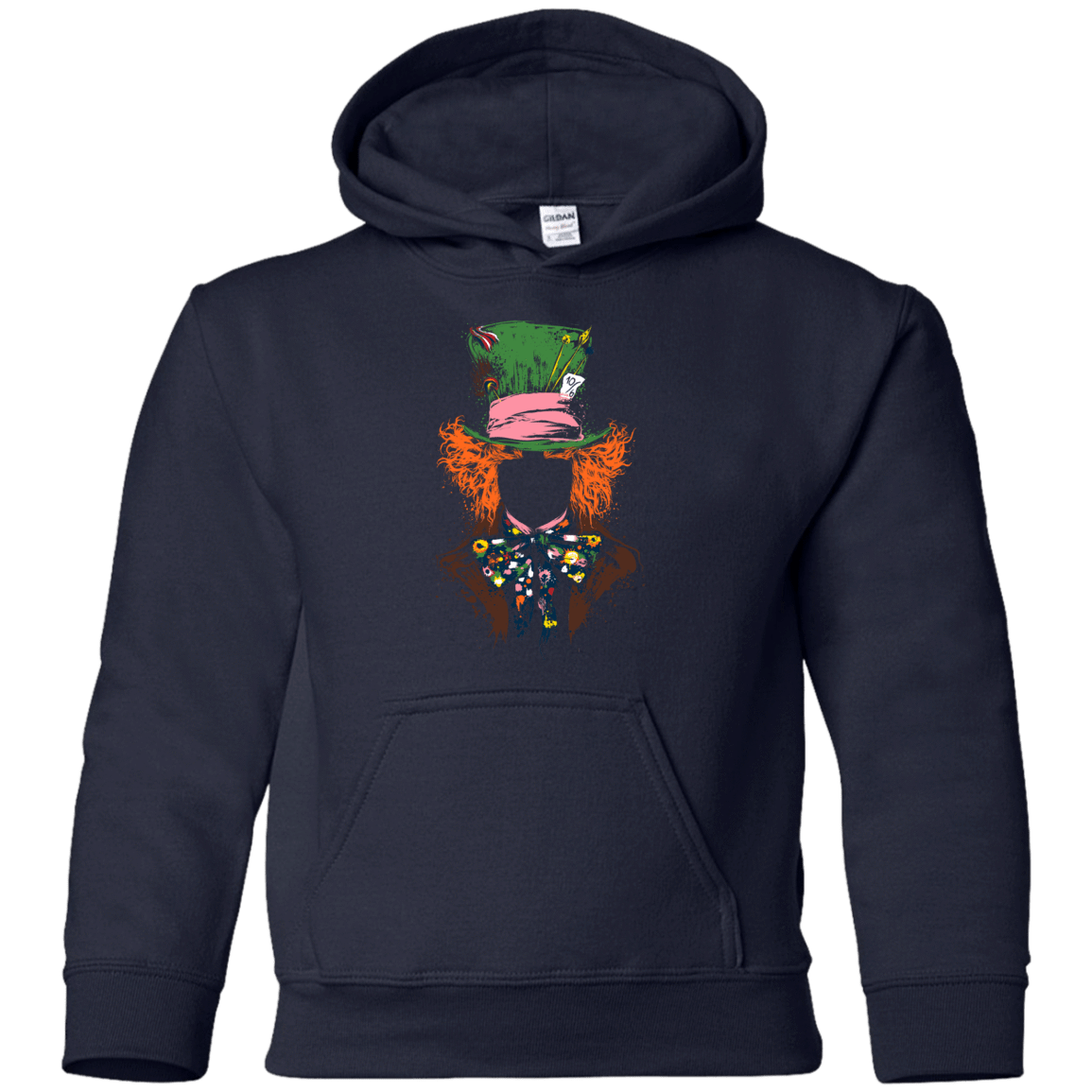 Sweatshirts Navy / YS Mad Hatter Youth Hoodie