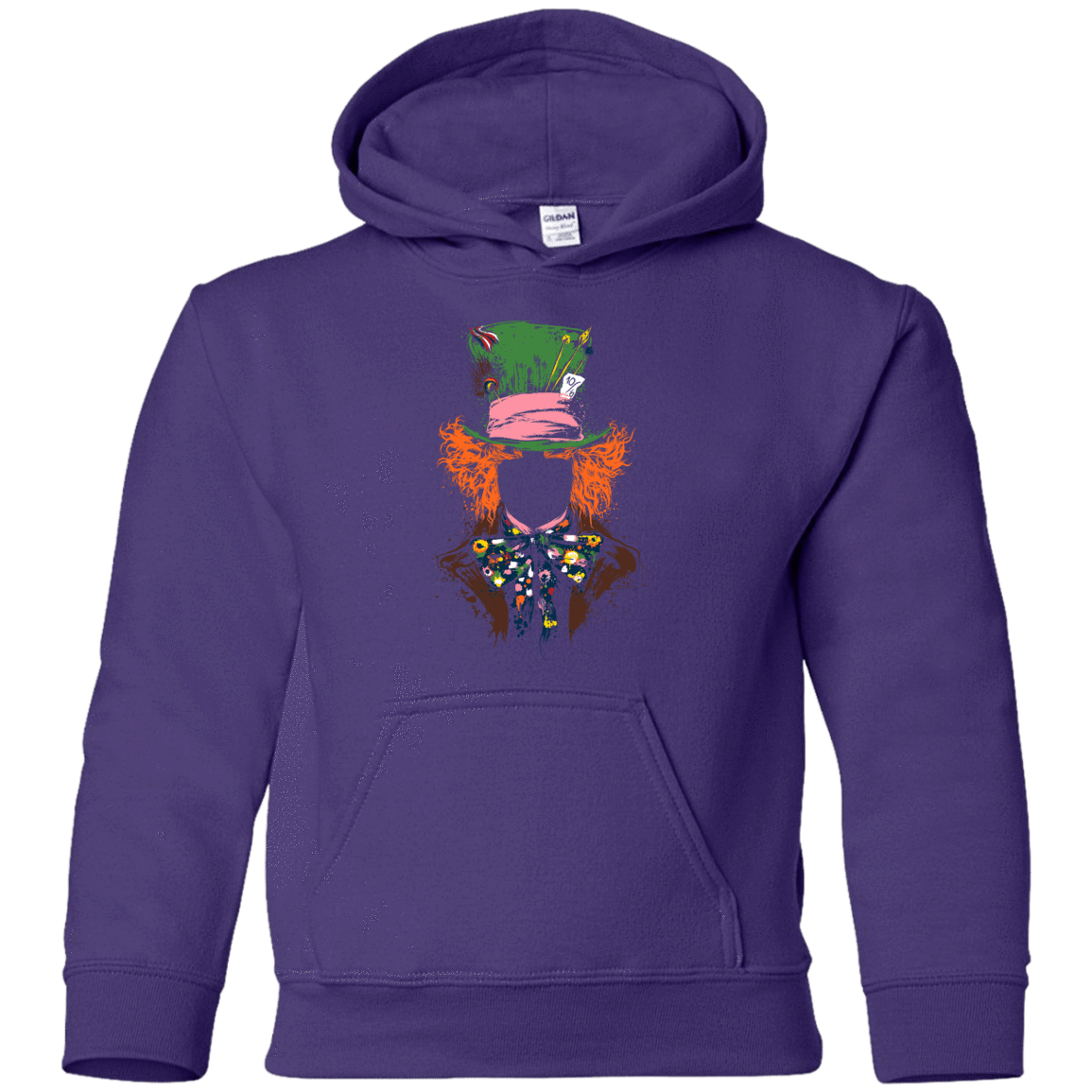Sweatshirts Purple / YS Mad Hatter Youth Hoodie