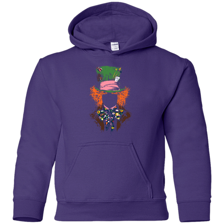 Sweatshirts Purple / YS Mad Hatter Youth Hoodie