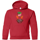 Sweatshirts Red / YS Mad Hatter Youth Hoodie