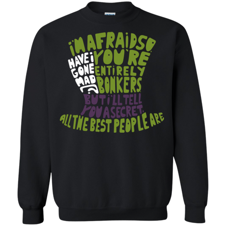 Sweatshirts Black / Small MAD HATTER2 Crewneck Sweatshirt