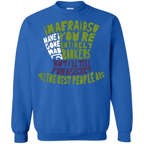 Sweatshirts Royal / Small MAD HATTER2 Crewneck Sweatshirt