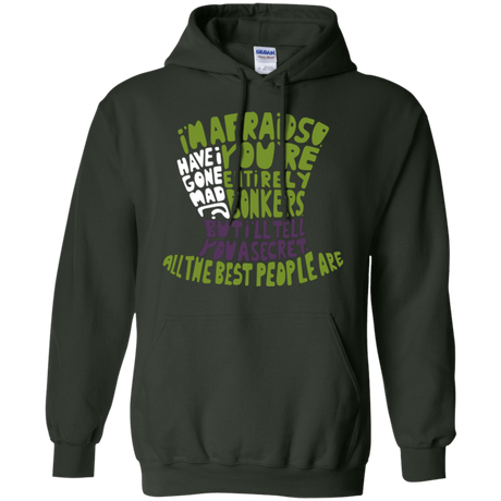 Sweatshirts Forest Green / Small MAD HATTER2 Pullover Hoodie