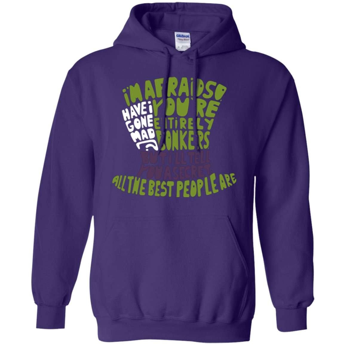 Sweatshirts Purple / Small MAD HATTER2 Pullover Hoodie