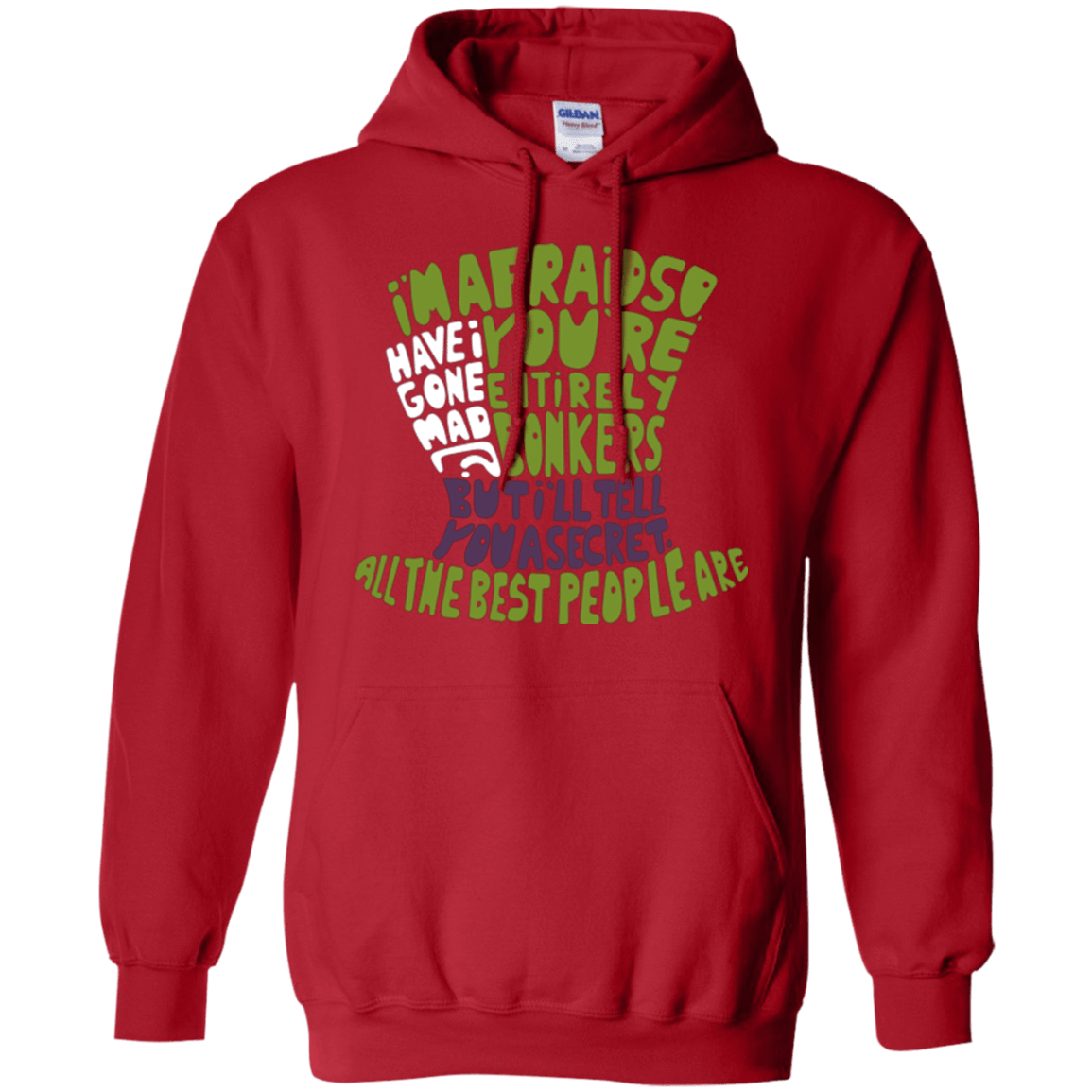 Sweatshirts Red / Small MAD HATTER2 Pullover Hoodie