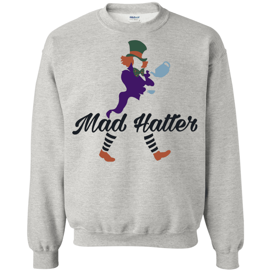 Sweatshirts Ash / Small Mad Hattter Crewneck Sweatshirt