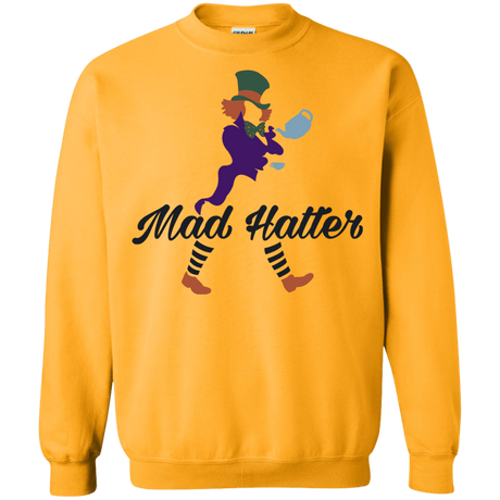 Sweatshirts Gold / Small Mad Hattter Crewneck Sweatshirt
