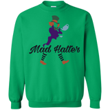 Sweatshirts Irish Green / Small Mad Hattter Crewneck Sweatshirt
