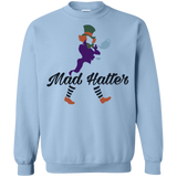 Sweatshirts Light Blue / Small Mad Hattter Crewneck Sweatshirt