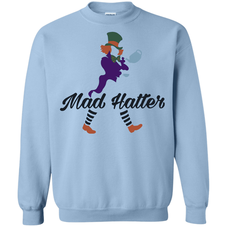 Sweatshirts Light Blue / Small Mad Hattter Crewneck Sweatshirt