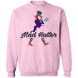 Sweatshirts Light Pink / Small Mad Hattter Crewneck Sweatshirt