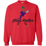 Sweatshirts Red / Small Mad Hattter Crewneck Sweatshirt