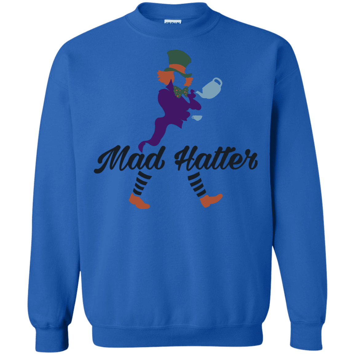 Sweatshirts Royal / Small Mad Hattter Crewneck Sweatshirt
