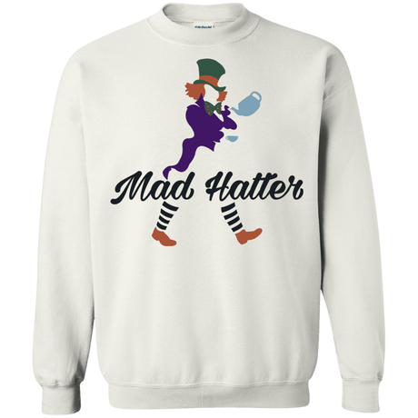 Sweatshirts White / Small Mad Hattter Crewneck Sweatshirt