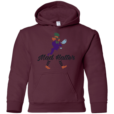 Sweatshirts Maroon / YS Mad Hattter Youth Hoodie