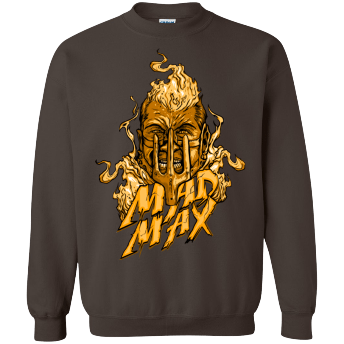 Sweatshirts Dark Chocolate / Small Mad Head Crewneck Sweatshirt