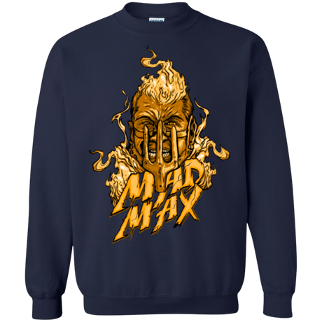 Sweatshirts Navy / Small Mad Head Crewneck Sweatshirt
