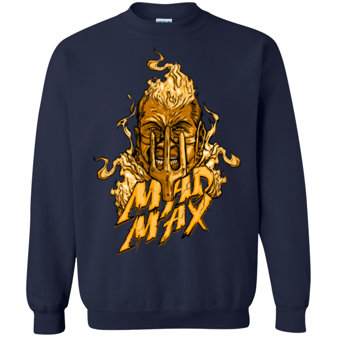 Sweatshirts Navy / Small Mad Head Crewneck Sweatshirt