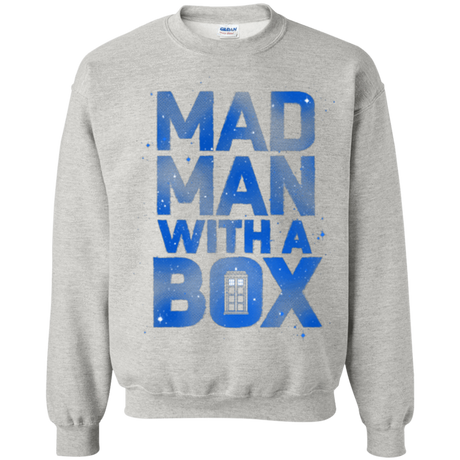 Sweatshirts Ash / Small Mad Man Box Crewneck Sweatshirt