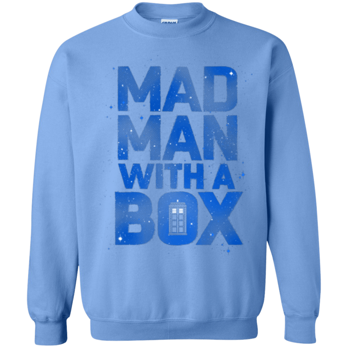Sweatshirts Carolina Blue / Small Mad Man Box Crewneck Sweatshirt