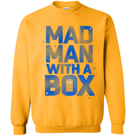 Sweatshirts Gold / Small Mad Man Box Crewneck Sweatshirt