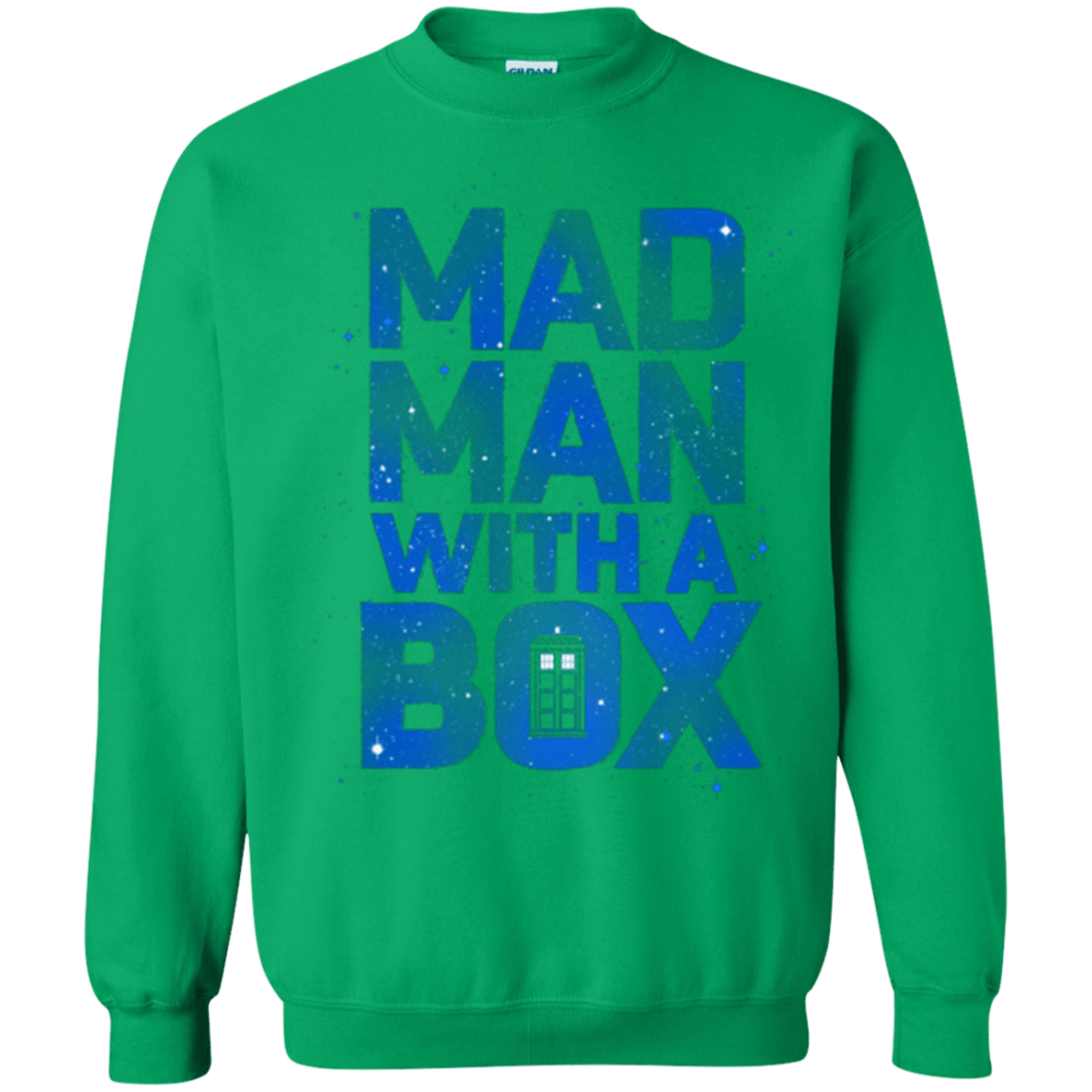 Sweatshirts Irish Green / Small Mad Man Box Crewneck Sweatshirt