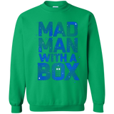 Sweatshirts Irish Green / Small Mad Man Box Crewneck Sweatshirt