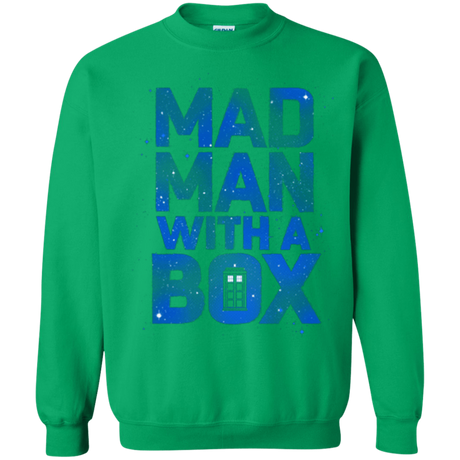 Sweatshirts Irish Green / Small Mad Man Box Crewneck Sweatshirt