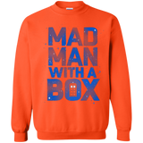 Sweatshirts Orange / Small Mad Man Box Crewneck Sweatshirt