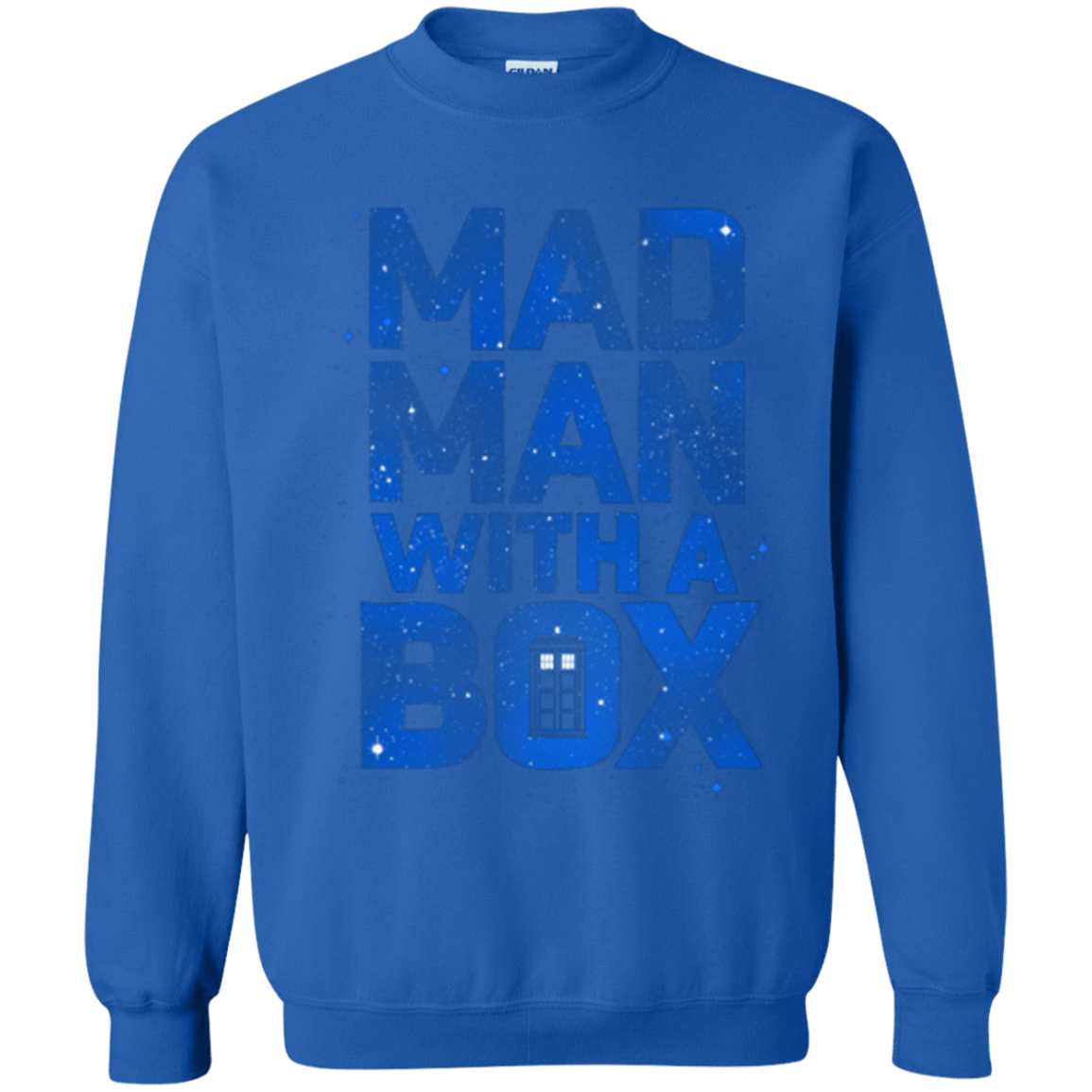 Sweatshirts Royal / Small Mad Man Box Crewneck Sweatshirt