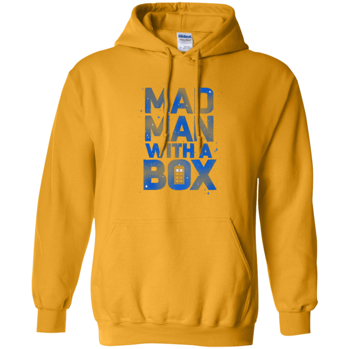 Sweatshirts Gold / Small Mad Man Box Pullover Hoodie