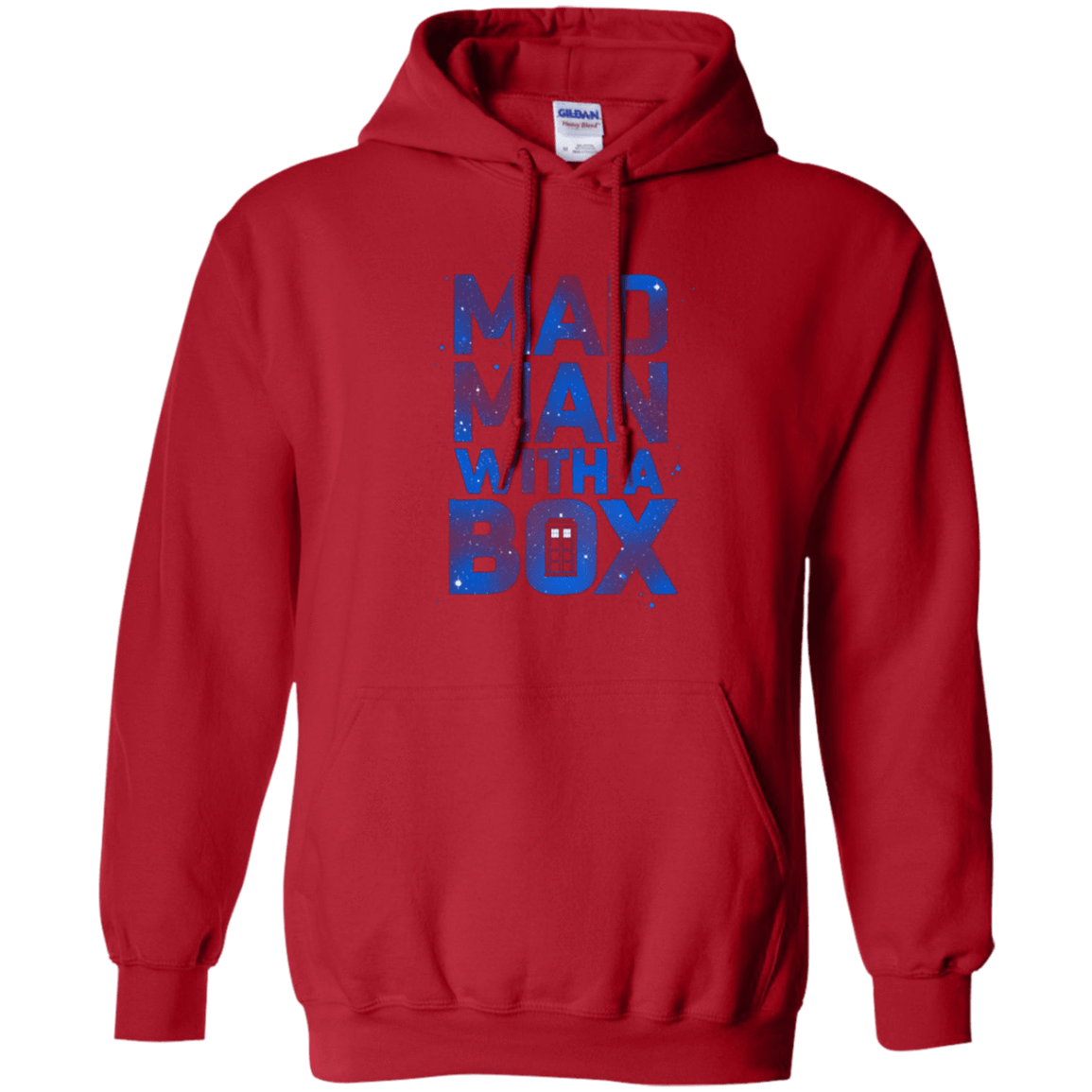 Sweatshirts Red / Small Mad Man Box Pullover Hoodie