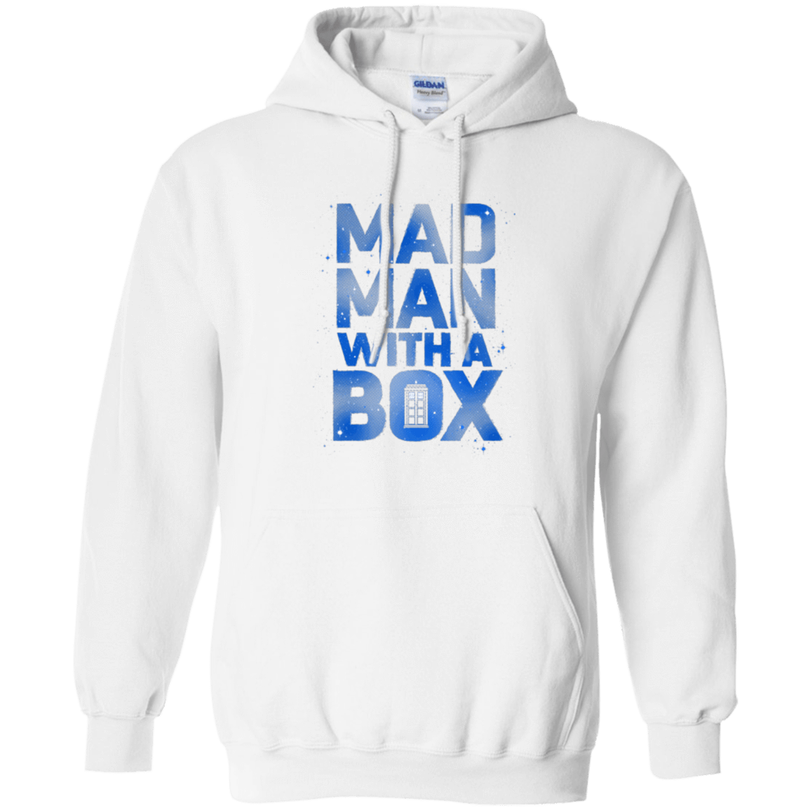 Sweatshirts White / Small Mad Man Box Pullover Hoodie