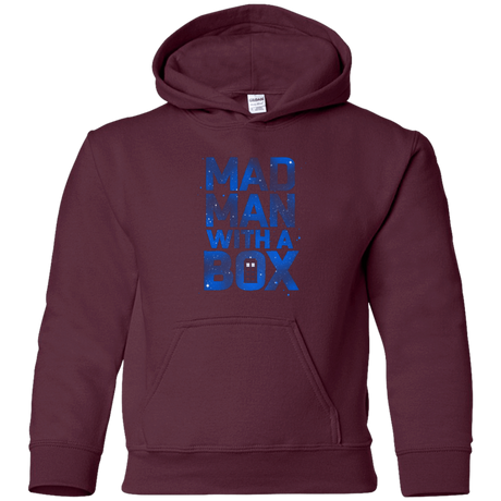 Sweatshirts Maroon / YS Mad Man Box Youth Hoodie