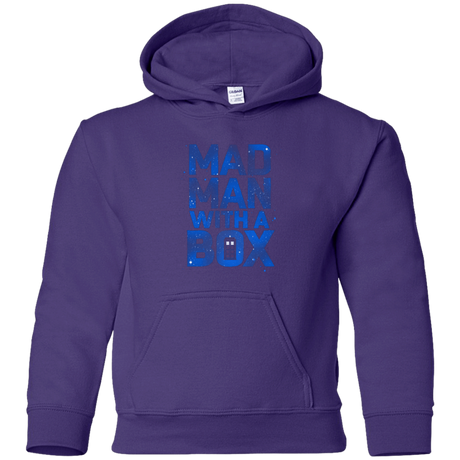 Sweatshirts Purple / YS Mad Man Box Youth Hoodie