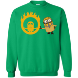 Sweatshirts Irish Green / Small Mad Minion Crewneck Sweatshirt