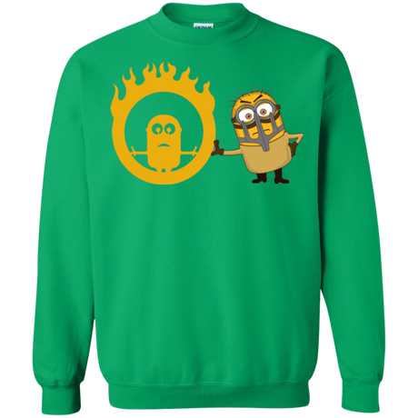 Sweatshirts Irish Green / Small Mad Minion Crewneck Sweatshirt