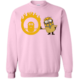 Sweatshirts Light Pink / Small Mad Minion Crewneck Sweatshirt