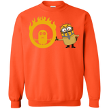 Sweatshirts Orange / Small Mad Minion Crewneck Sweatshirt