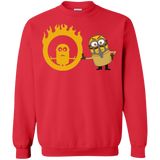 Sweatshirts Red / Small Mad Minion Crewneck Sweatshirt