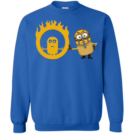 Sweatshirts Royal / Small Mad Minion Crewneck Sweatshirt