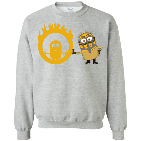 Sweatshirts Sport Grey / Small Mad Minion Crewneck Sweatshirt