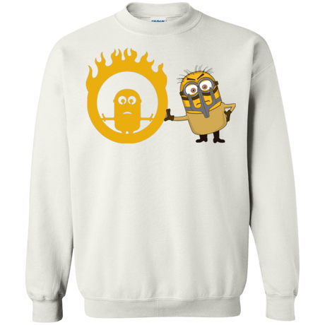 Sweatshirts White / Small Mad Minion Crewneck Sweatshirt