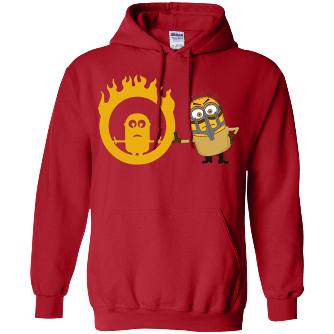 Sweatshirts Red / Small Mad Minion Pullover Hoodie